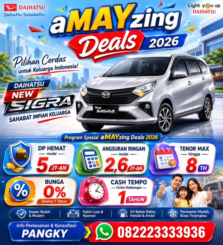 Promo daihatsu Sigra DP 5 Juta