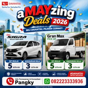 promo Unggulan daihatsu Semarang - DP dan Angsuran daihatsu Sigra, DP dan Angsuran Granmax Pickup
